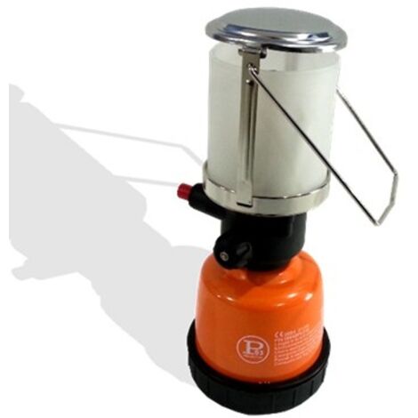 LUME LAMPADA A GAS PIEZO DA CAMPEGGIO VETRO GAS CARTUCCIA G190 PROJECT