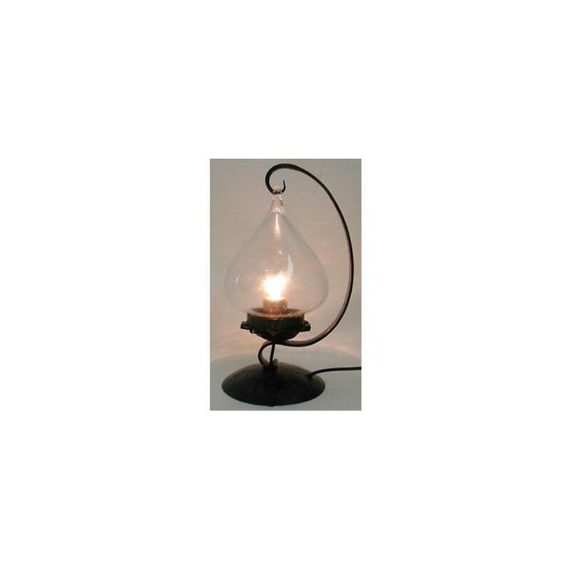 Image of Cruccolini - Lume lampada gancio in ferro battuto lampade lampione applique lanterna