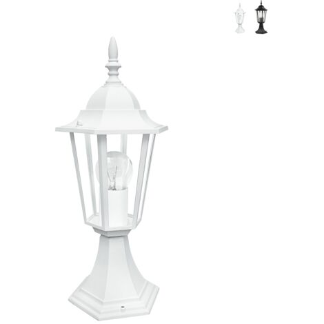 "Lume per esterno MILANO bianco con diffusore in vetro IP44"