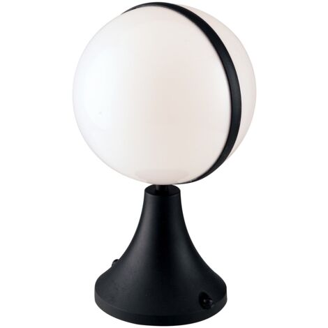 "Lume per esterno ORBIT nero con diffusore bianco (1xE27) IP44"