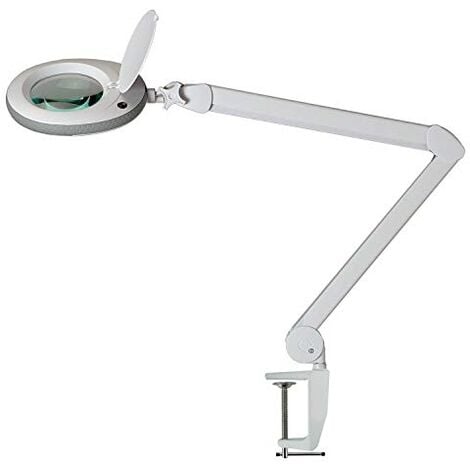 Lampe loupe pied roulette