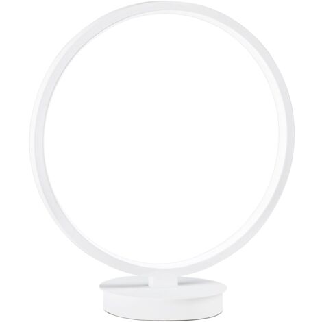 "Lumetto FREDY in alluminio bianco e silicone 15W con funzione CCT 31.6 cm."