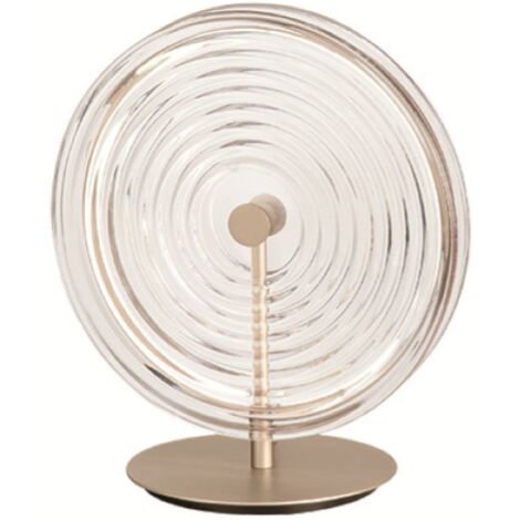 Lumetto LED da tavolo JOKEY in vetro decorato Trasparente 30x33 cm