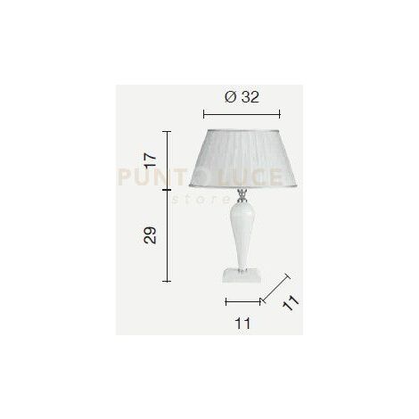 LUMETTO RAVEL NERO E CROMO ATTACCO E14 1 LUCE H. 29+17CM