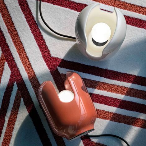Lumetto Vintage Decò Batucada Ceramica Turchese 1 Luce E27