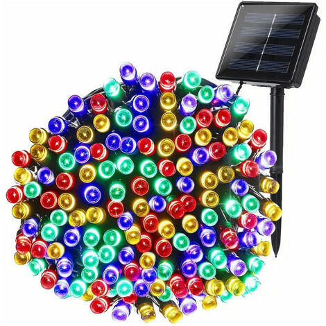 LUMI JARDIN - Yogy Solar - Guirlande lumineuse solaire - 8.90m - 8 modes - Multicolore