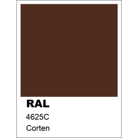LUMICOM  ATOMIC Sospensione, 1xE27, max 42W, metallo, corten/bianco, D.60cm