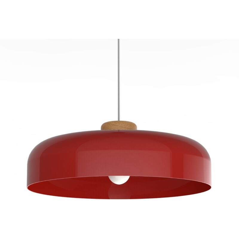 Bois Sospensione, 1XE27, max 42W, metallo, rosso