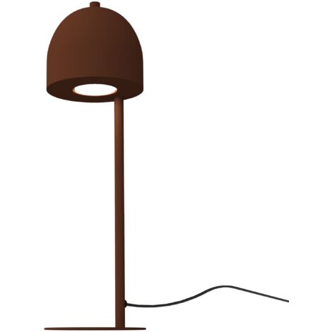 LUMICOM  CAMPANELLA Tavolo, 1XGU10, max 42W, metallo, corten, D12cm
