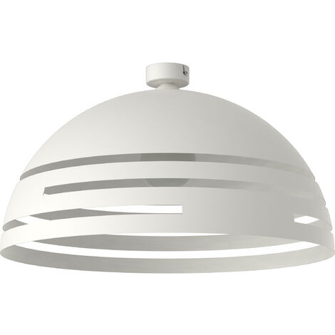 LUMICOM  CIRCUIT Plafoniera, 1XE27, max 42W, metallo, traffic white, D60cm