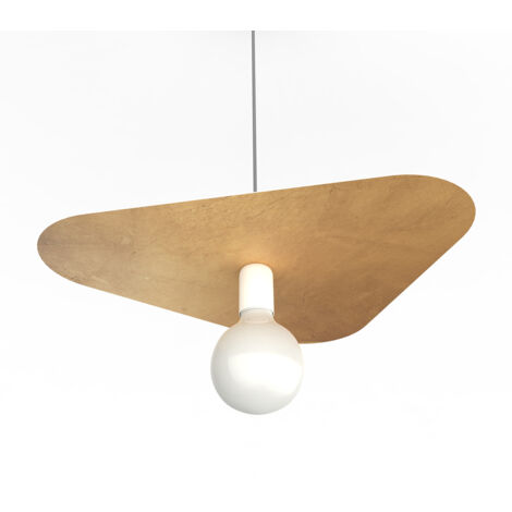 LUMICOM  CLOUD Sospensione, 1XE27, max 42W, metallo, foglia oro, 50x42cm