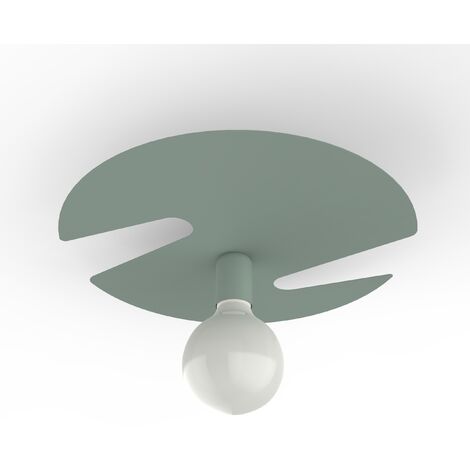 LUMICOM COAST Plafoniera, 1XE27, max 42W, metallo, iceberg green, D.40cm