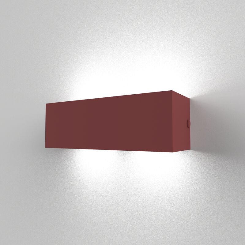 Image of Desmo m Sospensione, 4X GX53, max 8W, metallo, rosso, 30x10cm - Lumicom