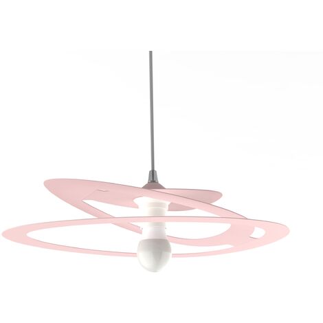 LUMICOM  DILATE Sospensione, 1X E27, max 42W, metallo, rosa, D.40cm