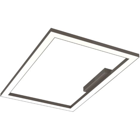 LUMICOM FLOOR Plafoniera, STRIP LED, 38W/m, 3000K, metallo, tortora lucido, 40x60cm