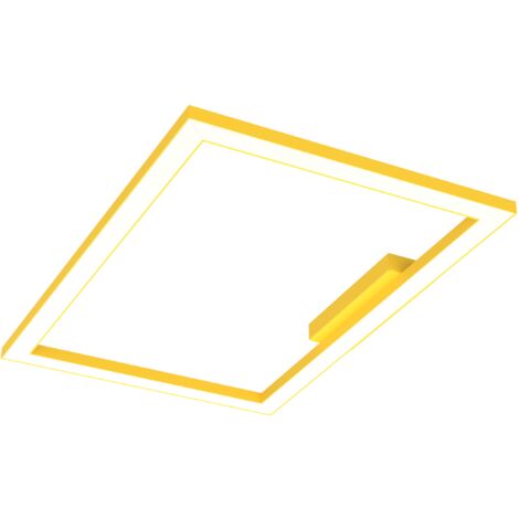 LUMICOM  FLOOR Plafoniera, STRIP LED, 38W/m, 4000K, metallo, giallo, 40x60cm