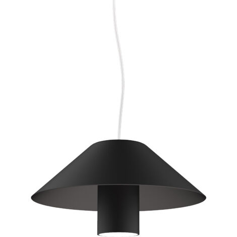 LUMICOM  FLORA Sospensione, 1X GU10, max 42W, nero opaco, D.25cm