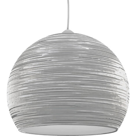 LUMICOM  FOCUS Sospensione, 1X E27, max 42W, metallo, bianco lucido, D.25cm
