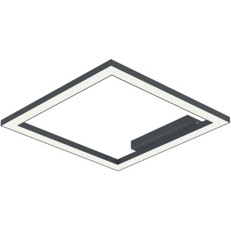 LUMICOM  FRAME Plafoniera, STRIP LED, 30W/m, 4000K, metallo, antracite, L40cm