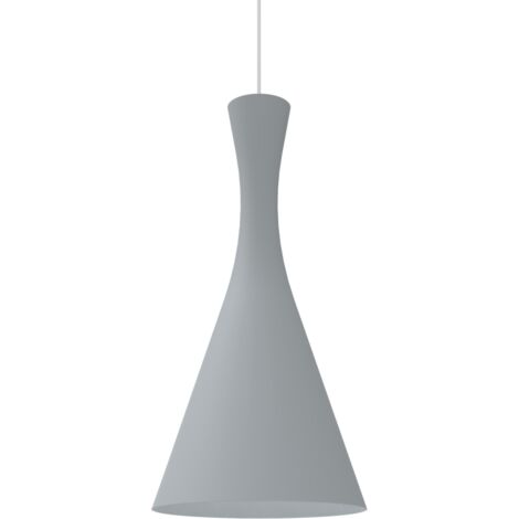 LUMICOM  JAQUELINE Sospensione, 1x E27, max 42W, metallo, grigio, D.30cm