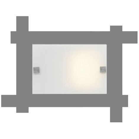 LUMICOM  LEONE Applique, 1X E27, max 42W, metallo, grigio, L.20X35cm