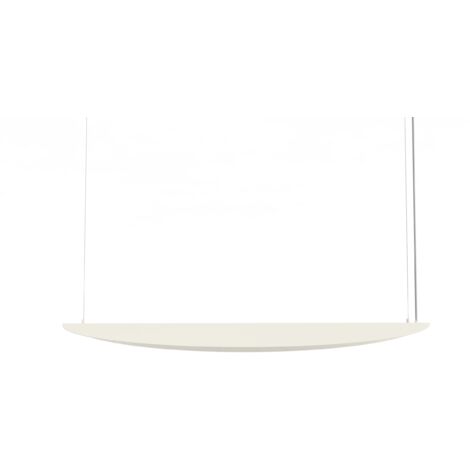 LUMICOM  MIRROR 1X Sospensione, STRIP LED, 17W/m, 3000K, metallo, Bianco lucido, L90cm
