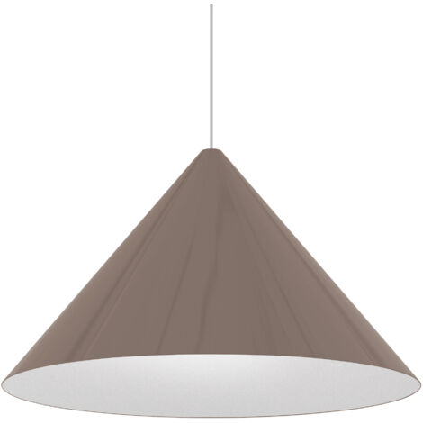 LUMICOM PINOCCHIO Sospensione, 1X E27, max 42W, metallo, grigio tortora/bianco, D.50cm