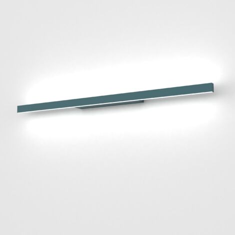 LUMICOM  RIFT Applique L, STRIP LED, 30W/m, 4000K, metallo, blu mediterraneo, L.90