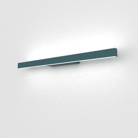 LUMICOM  RIFT Applique M, STRIP LED, 20W/m, 3000K, metallo, blu mediterraneo, L.60