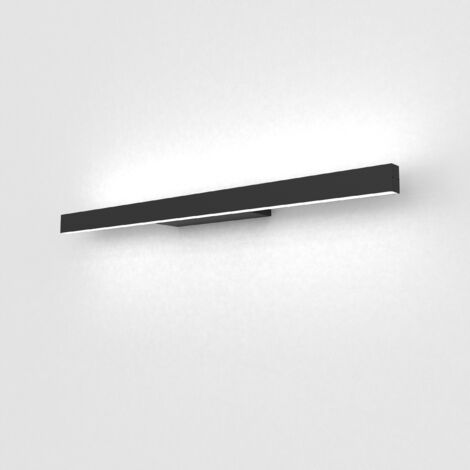 LUMICOM  RIFT Applique M, STRIP LED, 20W/m, 4000K, metallo, nero, L.60