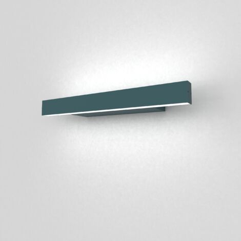 LUMICOM  RIFT Applique S, STRIP LED, 11W/m, 3000K, metallo, blu mediterraneo, L.30