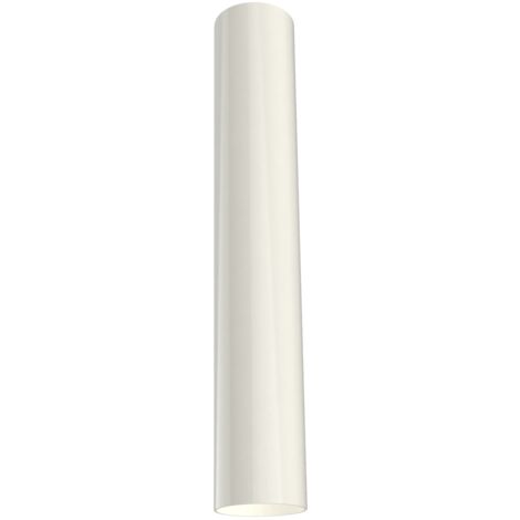 LUMICOM  ROND Plafoniera, 1x GU10, max 33W, metallo, bianco lucido, D.6cm x H30cm
