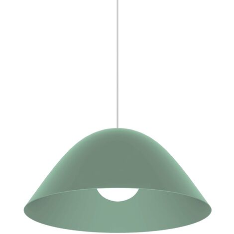 LUMICOM  SPORE Sospensione, 1X E27, max 42W, metallo, verde iceberg, D35cm