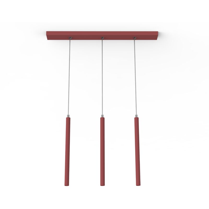 Stelo binario 3X Sospensione, led integrato