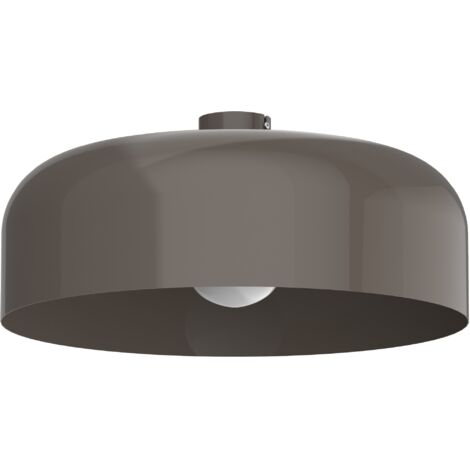 LUMICOM  TUZZI Plafoniera, 1xE27, max 42W, metallo, tortora, D.50cm