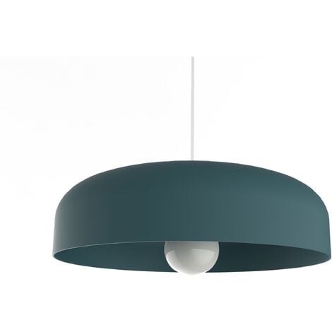 LUMICOM  TUZZI Sospensione, 1xE27, max 42W, metallo, blu mediterraneo, D.40cm