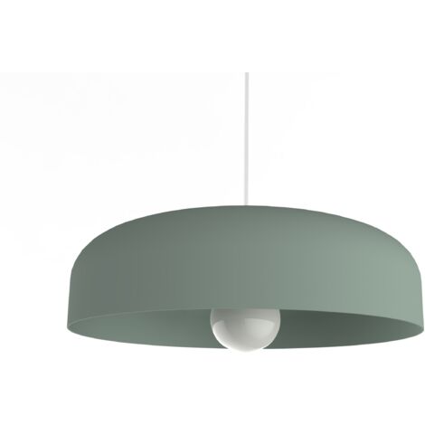 LUMICOM  TUZZI Sospensione, 1xE27, max 42W, metallo, verde iceberg, D.40cm