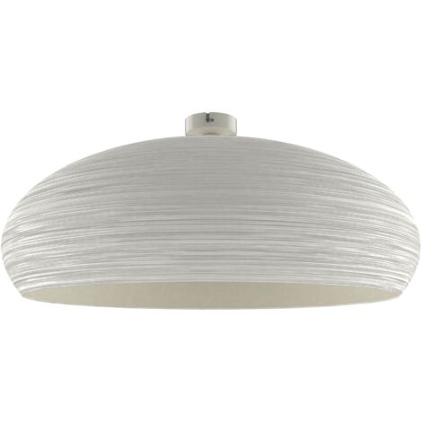 LUMICOM UFO Plafoniera, 1xE27, max 42W, metallo, bianco lucido, D.60cm