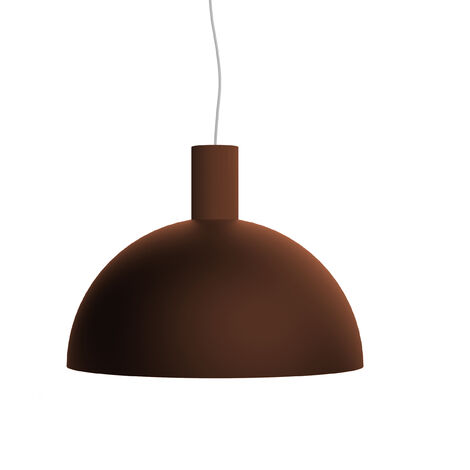 LUMICOM  ZENIT Sospensione, 1xE27, max 42W, metallo, marrone corten, D.40cm
