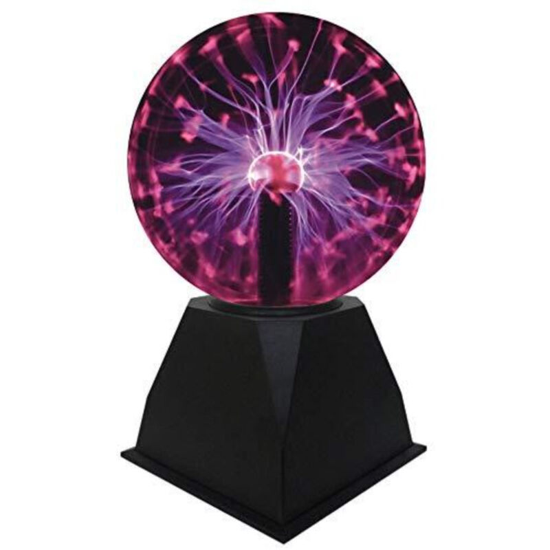 Goeco - Lumière de Boule de Plasma, Lampe de Sphère d'ion de Boule Sensible Sensible au Toucher de 5 pouces Lumières de Nuit de Nouveauté de Lumière