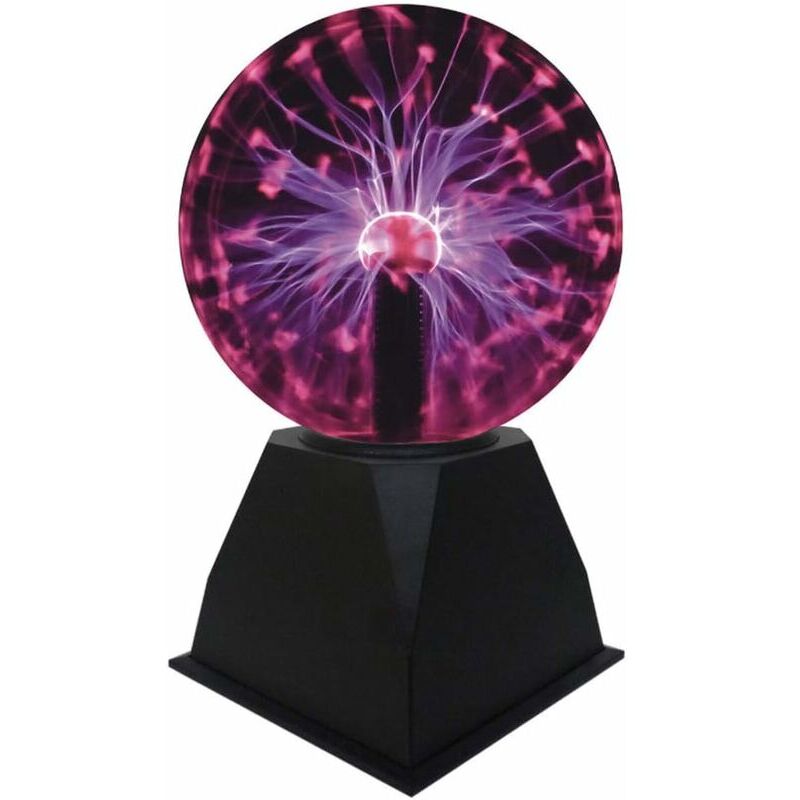 KZQ - Lumière de Boule de Plasma, Lampe de Sphère d'ion de Boule Sensible Sensible au Toucher de 5 pouces Lumières de Nuit de Nouveauté de Lumière