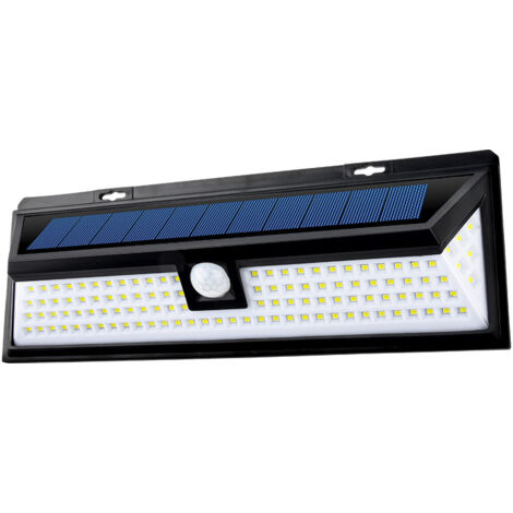 Lumière de capteur de corps humain 118LED lampe de jardin étanche extérieure jardin Villa réverbère applique murale solaire