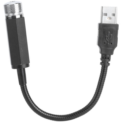Lumière de ciel étoilé réglable pour toit de voiture, projecteur d'ambiance romantique USB, lampe décorative, lumière bleue violette