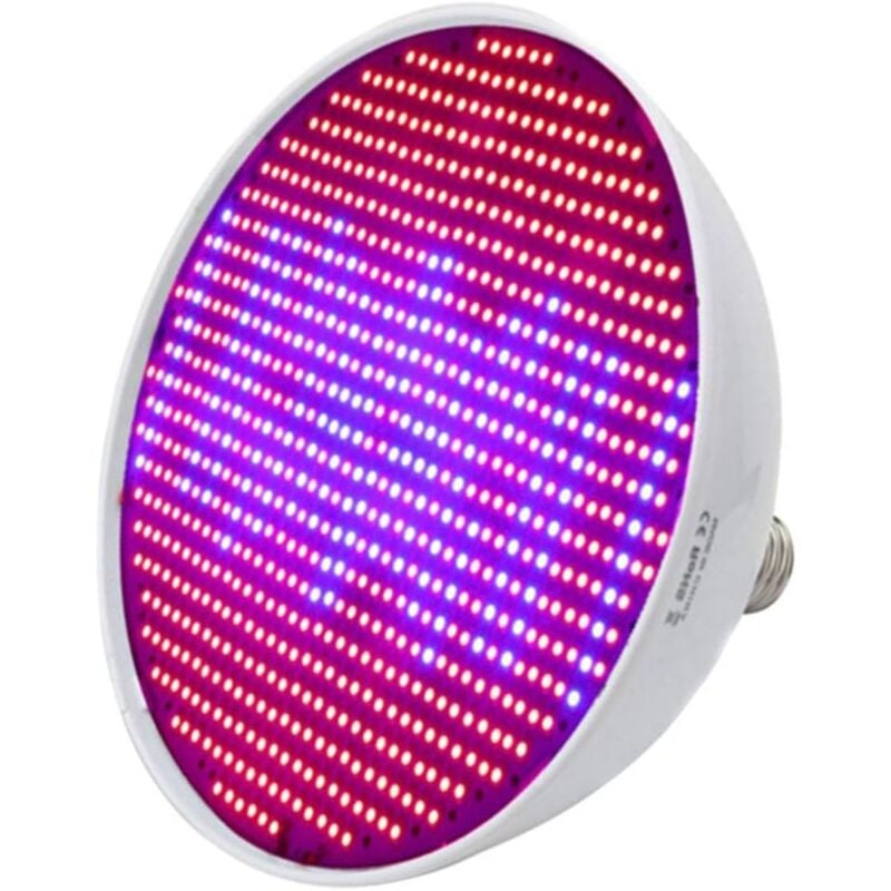Litzee - Lumière de croissance des plantes 80W led Lampe Ampoule de Culture Floraison Lampe de Croissance Horticole blanc
