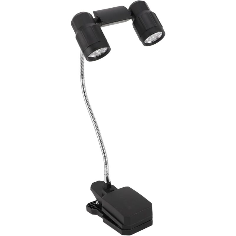 Paryou - Lumière De Gril Extérieur, Lampe De Barbecue à Pince led à Double Tête, Lumière De Barbecue à 360 Degrés Lumières Flexibles led pour