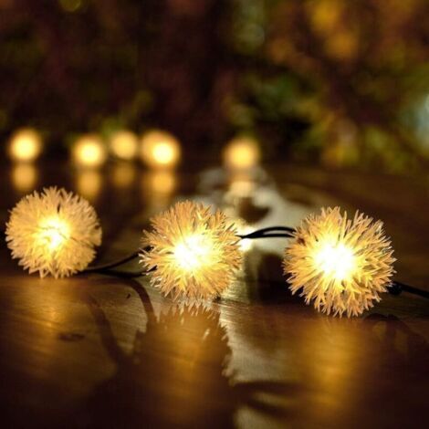Lumière de jardin Solar String Fairy Lights 7M 50 LED Waterproof Solar Power Solar Lights for Outdoor Gardens Homes Christmas Party WarmWhite