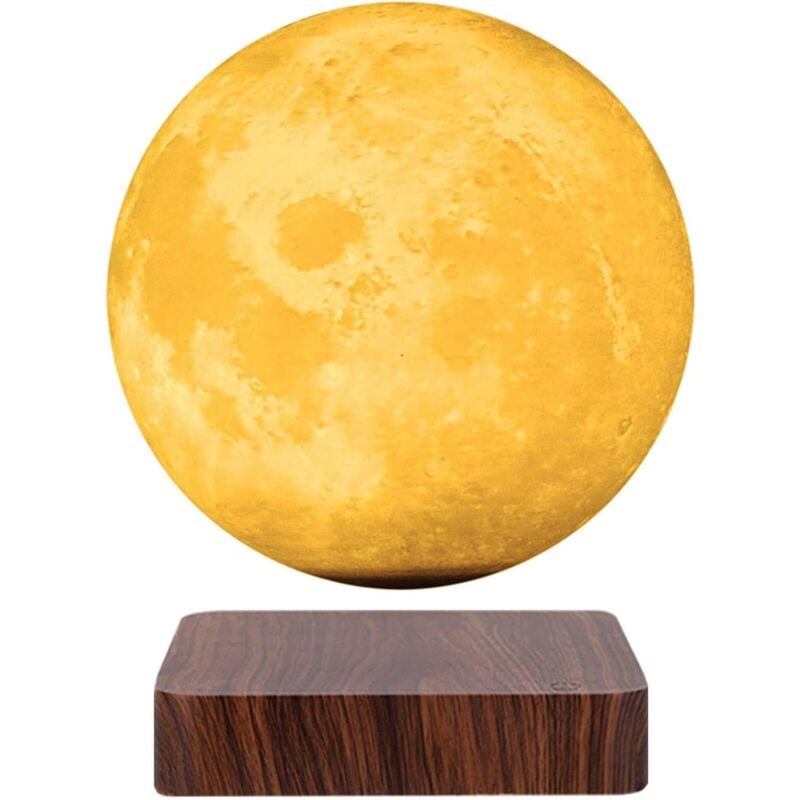 Lumière De Lune Suspension Magnétique Lumière De Lune Romantique Lumière Flottante Impression 3D Home Decor Accessoires14cm