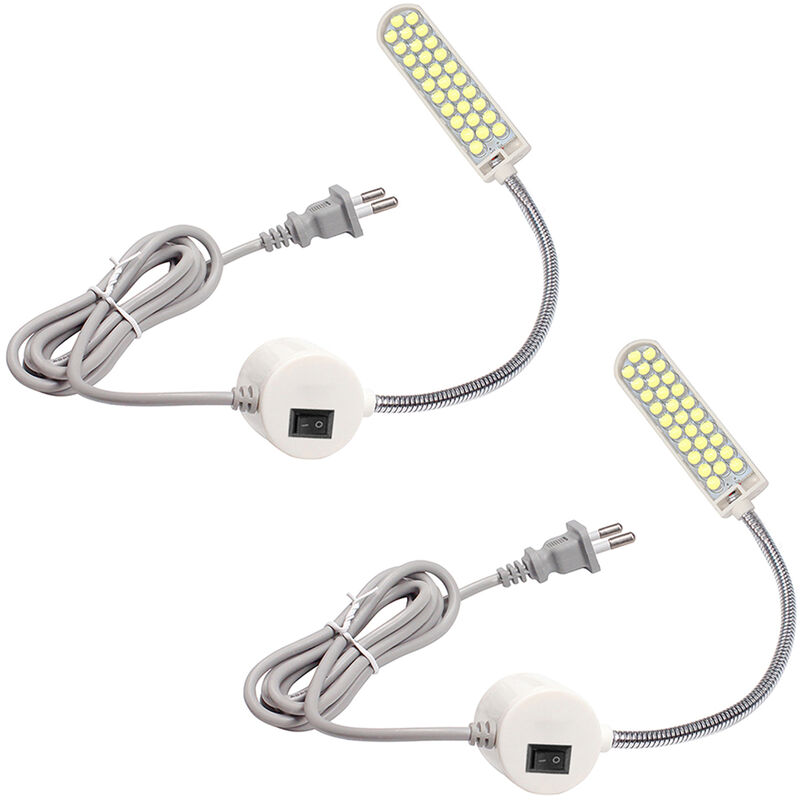 Asupermall - Lumiere De Machine A Coudre D'Ac110-265V 2W 30Led, Tube Flexible