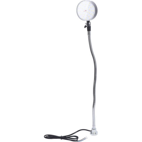 Lumière de Machine LED 15W avec col de cygne Flexible de 50cm, Base magnétique, lampe à outils pour atelier, tour, banc de travail, égouts, prise industrielle ue