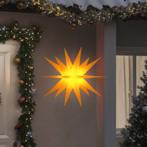 Lumière de Noël avec LED pliable jaune 100 cm